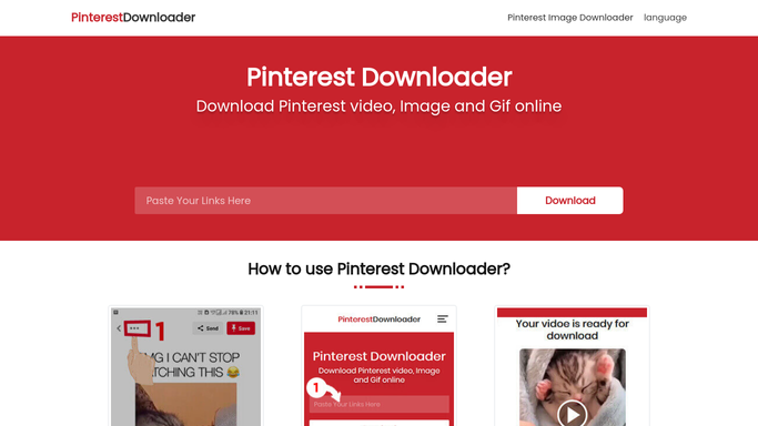 pinterest downloader
